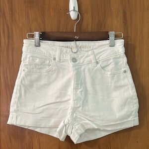 American Eagle Outfitters Women's White Mom Shorts